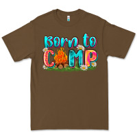 Cacao born to camp Premium Tee - Zillion Design Studio