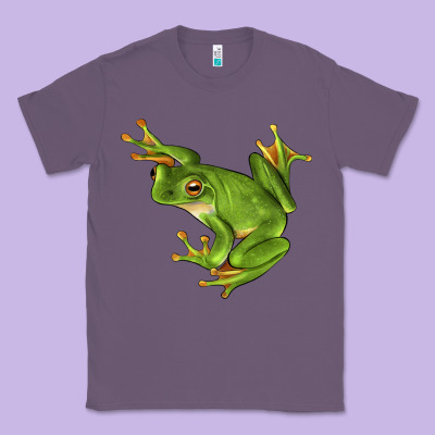 White Lipped Tree Frog Illustrations Classic Tee Designed By Lillyallendesigns