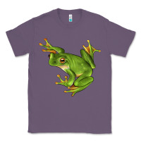 Lavender White Lipped Tree Frog Illustrations Classic Tee - LillyAllenDesigns