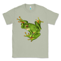 Matcha White Lipped Tree Frog Illustrations Classic Tee - LillyAllenDesigns