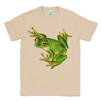 Mushroom White Lipped Tree Frog Illustrations Classic Tee - LillyAllenDesigns