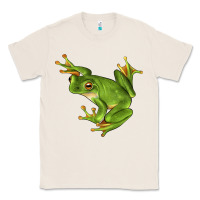 Natural White Lipped Tree Frog Illustrations Classic Tee - LillyAllenDesigns