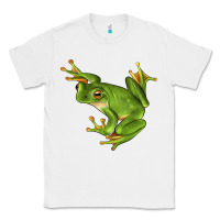 White White Lipped Tree Frog Illustrations Classic Tee - LillyAllenDesigns