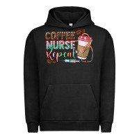 Pigment Black coffee nurse repeat Urban Hoodie - CowGirlArtShop
