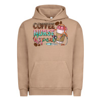 Pigment Burro coffee nurse repeat Urban Hoodie - CowGirlArtShop