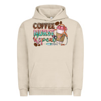 Pigment French Oak coffee nurse repeat Urban Hoodie - CowGirlArtShop
