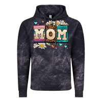 Cloud Black daisy mom Vintage Hoodie - AdoDesignShop