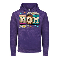Cloud Purple daisy mom Vintage Hoodie - AdoDesignShop