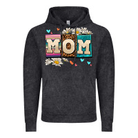 Vintage Black daisy mom Vintage Hoodie - AdoDesignShop