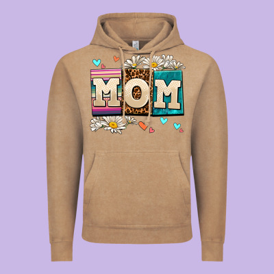 Daisy Mom Vintage Hoodie Designed By Adodesignshop