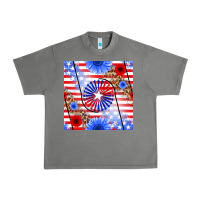 Tornado patriotic usa flag and sunflower Urban Heavy Tee - BundleAndBundleShop