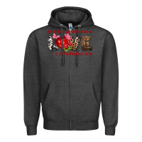 Charcoal Heather let all that you do be done in love i corinthians Zipper Hoodie - NancyCooperArtShop