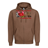 Chestnut let all that you do be done in love i corinthians Zipper Hoodie - NancyCooperArtShop