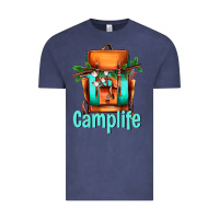 Vintage Denim camp life camp backpack Vintage Tee - AdoDesignShop