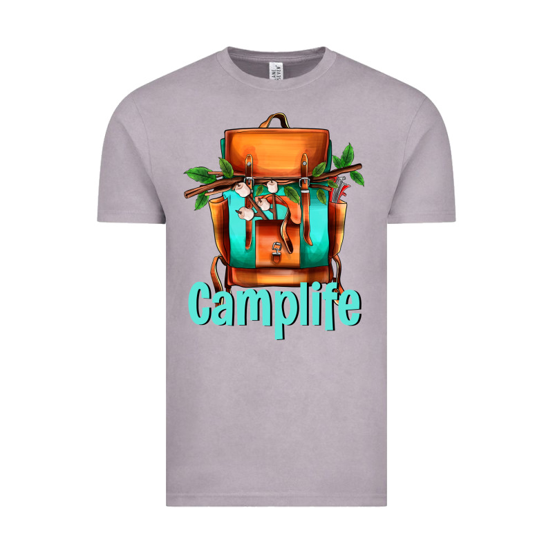 Camp Life Camp Backpack Vintage Tee by AdoDesignShop | Teevron