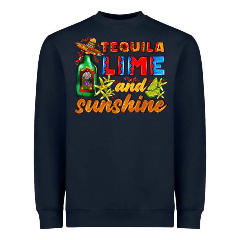 Tequila Lime And Sunshine Heavyweight Sweatshirt by AdoDesignShop | Teevron