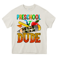 Cream preschool dude Heavy Core Tee - texasbilliewilder