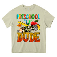 Mossy preschool dude Heavy Core Tee - texasbilliewilder