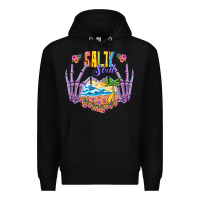 Black Salty soul Premium Hoodie - NancyCooperArtShop