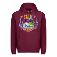 Burgundy Salty soul Premium Hoodie - NancyCooperArtShop