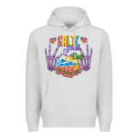 Dove Grey Salty soul Premium Hoodie - NancyCooperArtShop