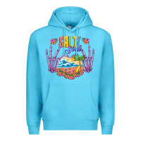 Ocean Blue Salty soul Premium Hoodie - NancyCooperArtShop