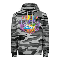 Slate Camo Salty soul Premium Hoodie - NancyCooperArtShop