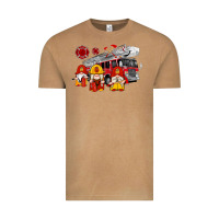Vintage Camel fire truck gnomes Vintage Tee - Artiststas