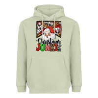 Matcha Christmas junkie Santa Claus Heavyweight Hoodie - Jasminsmagicworld
