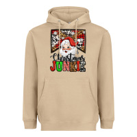 Mushroom Christmas junkie Santa Claus Heavyweight Hoodie - Jasminsmagicworld