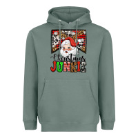 Sage Christmas junkie Santa Claus Heavyweight Hoodie - Jasminsmagicworld
