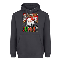 Smoke Christmas junkie Santa Claus Heavyweight Hoodie - Jasminsmagicworld