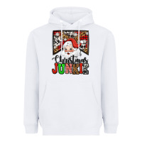 White Christmas junkie Santa Claus Heavyweight Hoodie - Jasminsmagicworld