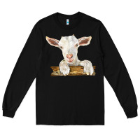 Black baby cashmere goat Long Sleeve Tee - LillyAllenDesigns