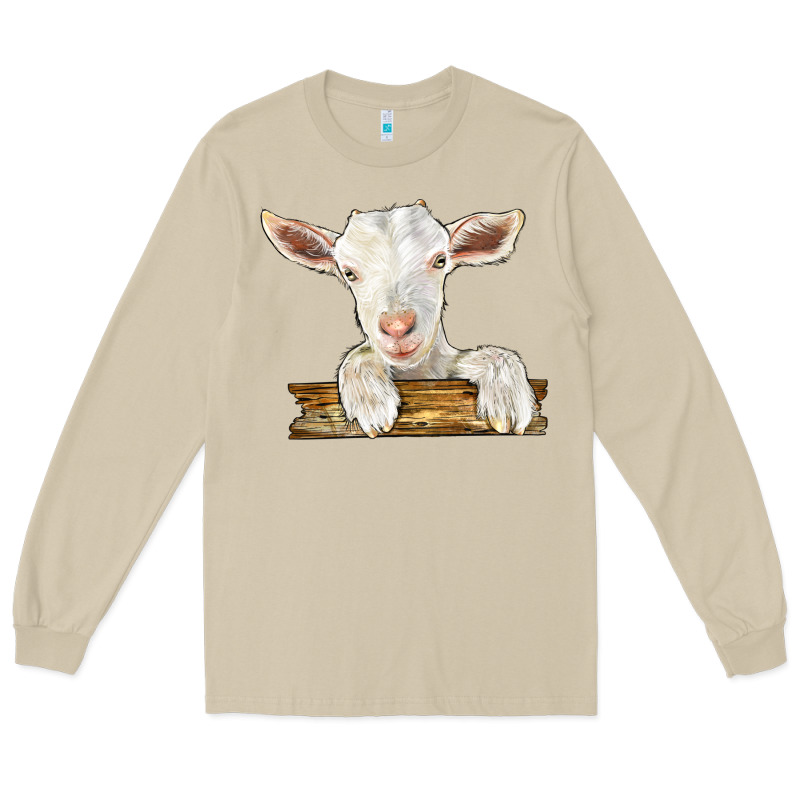 Baby Cashmere Goat Long Sleeve Tee by LillyAllenDesigns | Teevron