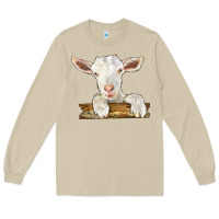 Mushroom baby cashmere goat Long Sleeve Tee - LillyAllenDesigns