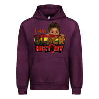 Mauve Wine i am black history black boy peekaboo juneteenth Urban Hoodie - CowGirlArtShop