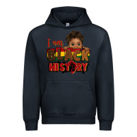 Navy i am black history black boy peekaboo juneteenth Urban Hoodie - CowGirlArtShop