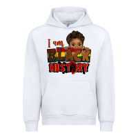 White i am black history black boy peekaboo juneteenth Urban Hoodie - CowGirlArtShop