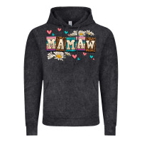 Vintage Black daisy mamaw Vintage Hoodie - AdoDesignShop
