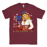 Burgundy born free but now im expensive Classic Tee - NancyCooperArtShop