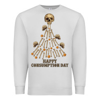 Dove Grey Happy Consumption Day Premium Sweatshirt - RanaPortraitStore