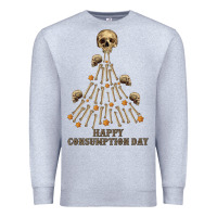 Heather Grey Happy Consumption Day Premium Sweatshirt - RanaPortraitStore
