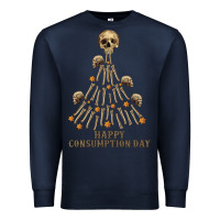 Navy Happy Consumption Day Premium Sweatshirt - RanaPortraitStore
