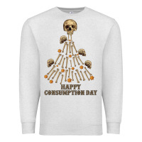 Oatmeal Heather Happy Consumption Day Premium Sweatshirt - RanaPortraitStore