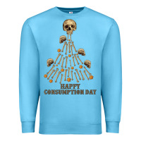 Ocean Blue Happy Consumption Day Premium Sweatshirt - RanaPortraitStore