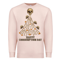 Pale Pink Happy Consumption Day Premium Sweatshirt - RanaPortraitStore