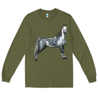 Army Green Tennessee Walking Horse Long Sleeve Tee - LillyAllenDesigns