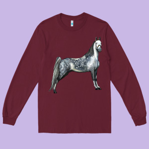 Tennessee Walking Horse Long Sleeve Tee Designed By Lillyallendesigns