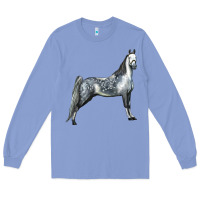 Colony Blue Tennessee Walking Horse Long Sleeve Tee - LillyAllenDesigns